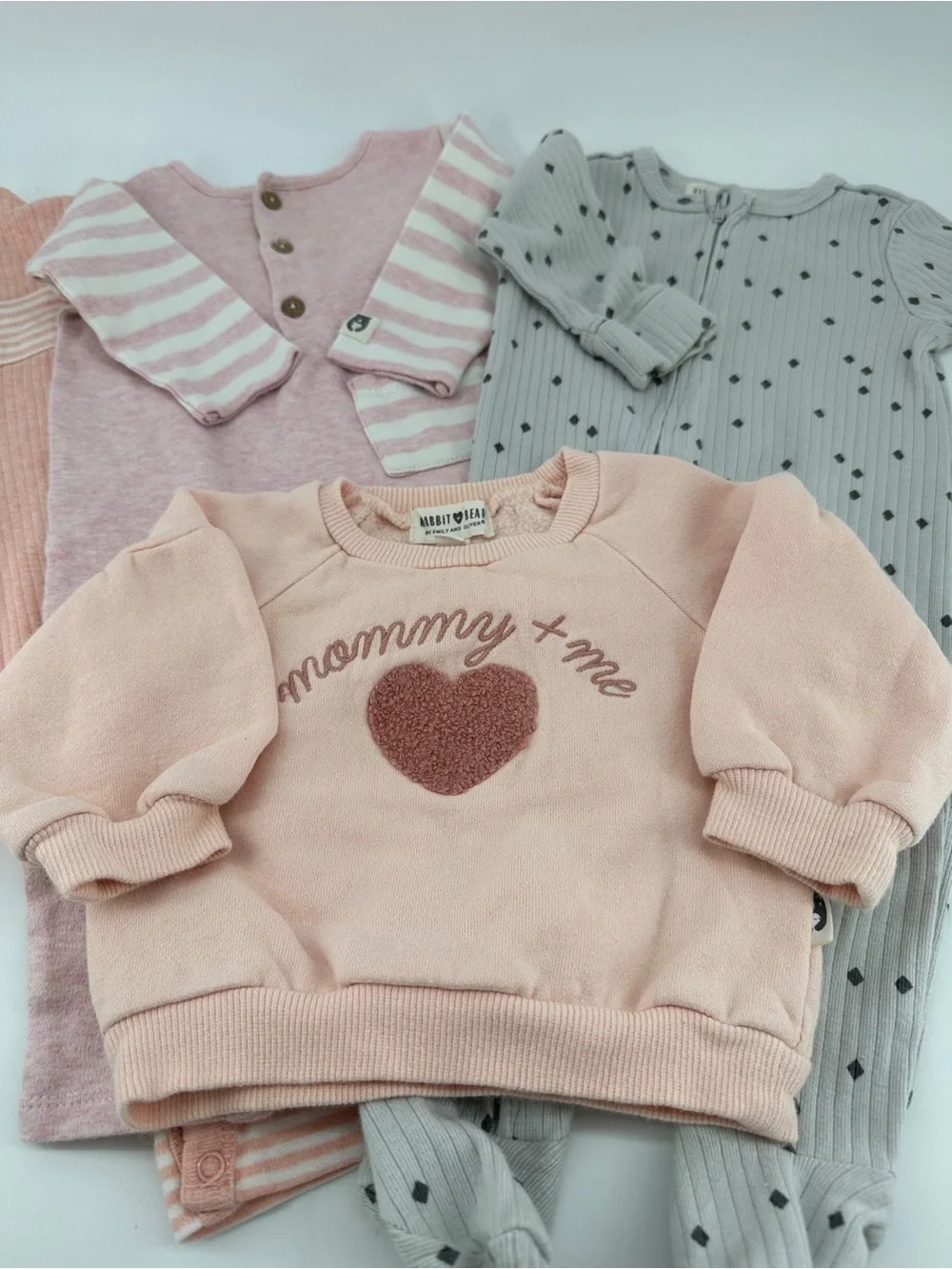 RABBIT + BEAR BY EMILY AND OLIVER Baby Size 6-9Month 4 Piece Bundle